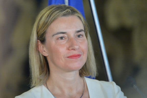 Šéfka unijní diplomacie Federica Mogheriniová.