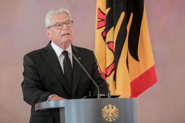 Spolkový prezident Joachim Gauck.