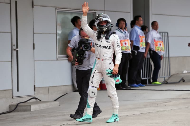 Nico Rosberg vyhrál sobotní kvalifikaci na Velkou cenu Japonska.