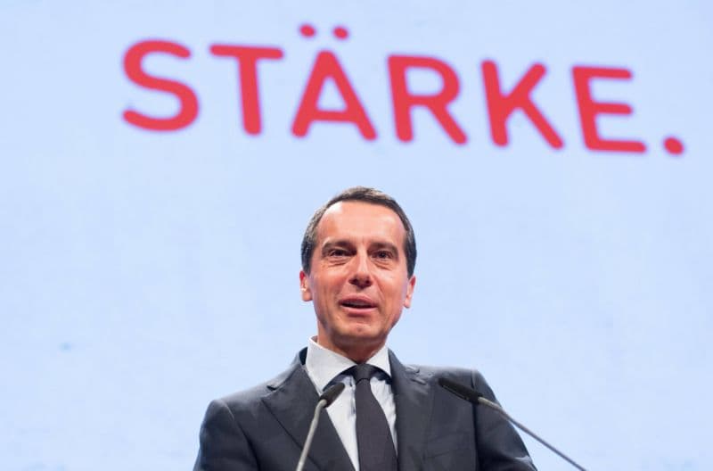 Rakouský kancléř Christian Kern.