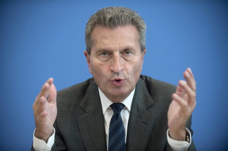 Günther Oettinger.