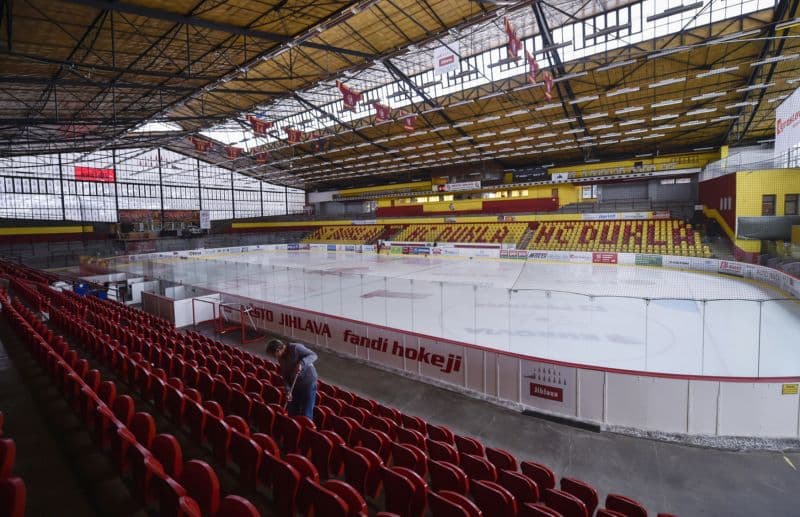 Zimní stadion HC Dukla Jihlava.