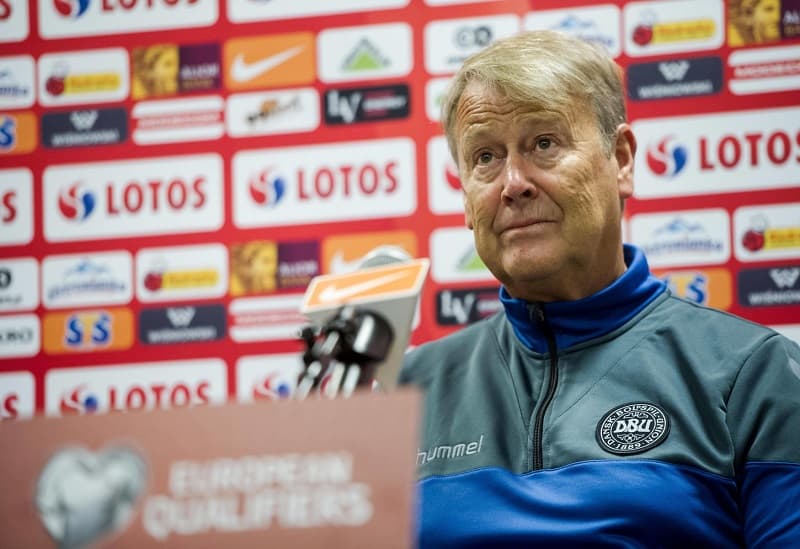 Trenér fotbalistů Dánska Age Hareide.