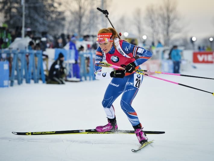 Česká hvězda Gabriela Koukalová.