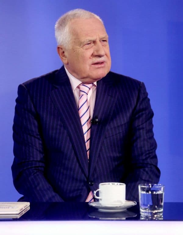 Bývalý český prezident Václav Klaus.