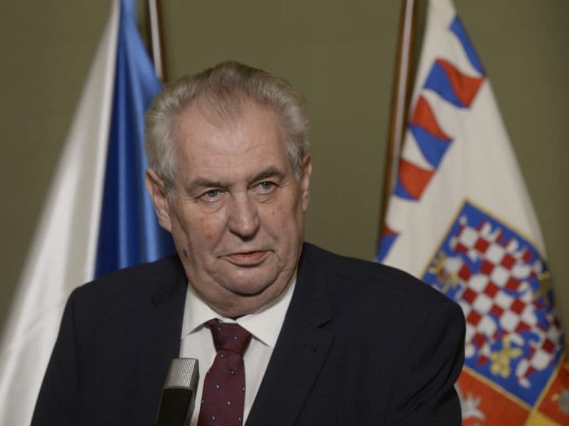 Prezident Miloš Zeman.