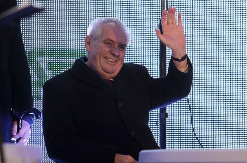 Prezident Miloš Zeman. 