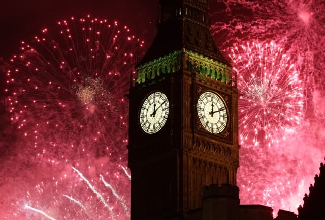 Big Ben, hodinová věž v Londýně.