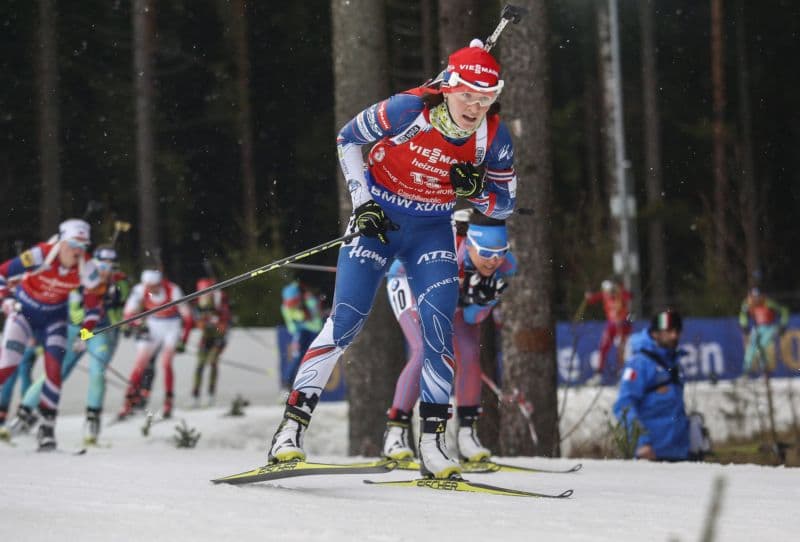 Česká biatlonová závodnice Veronika Vítková.