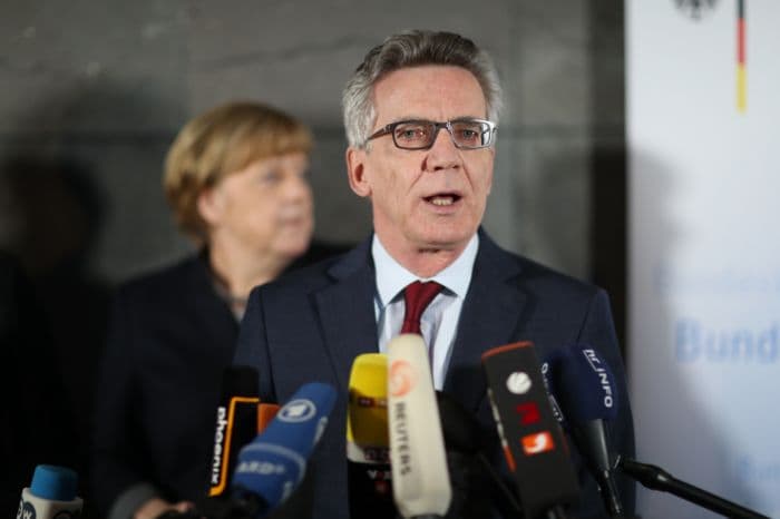 Ministr Thomas de Maizière.