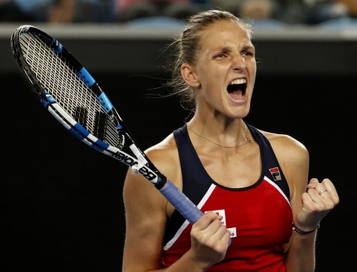 Karolína Plíšková je na Australian Open už v osmifinále.