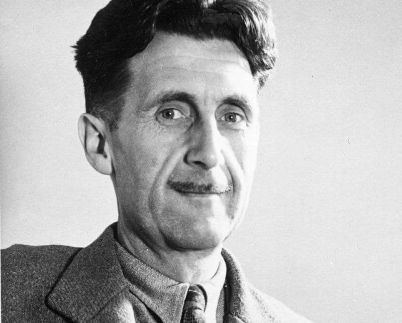 Spisovatel George Orwell.