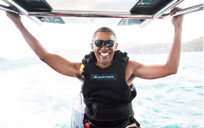 Barack Obama si užívá zaslouženou dovolenou. 