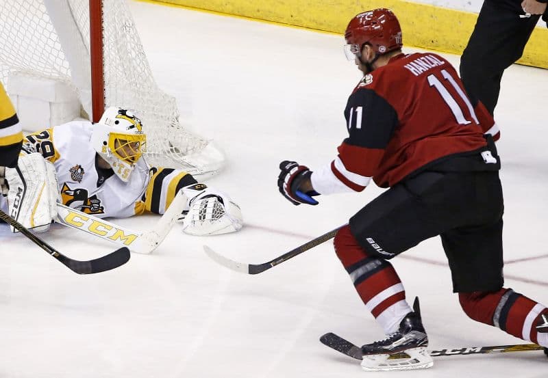 Martin Hanzal v utkání NHL (archivní snímek).