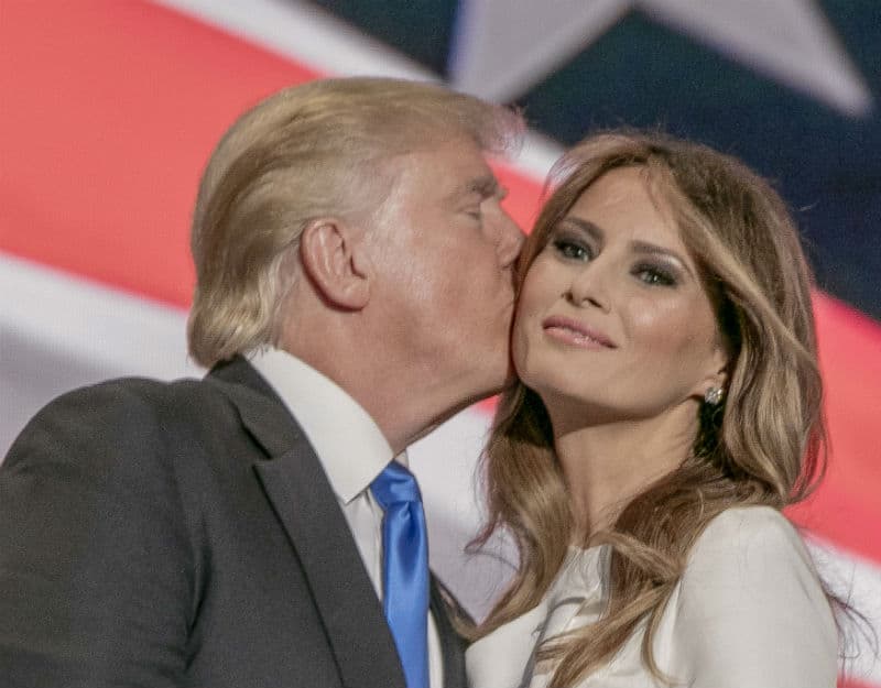 Melanie Trumpová s manželem Donaldem Trumpem.