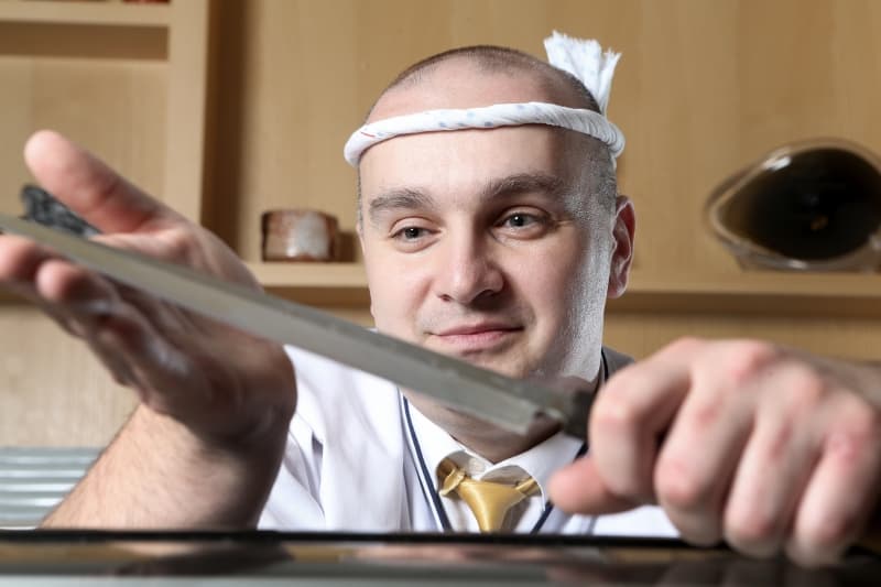 Šéfkuchař japonské restaurace Yamato Marek Hora.