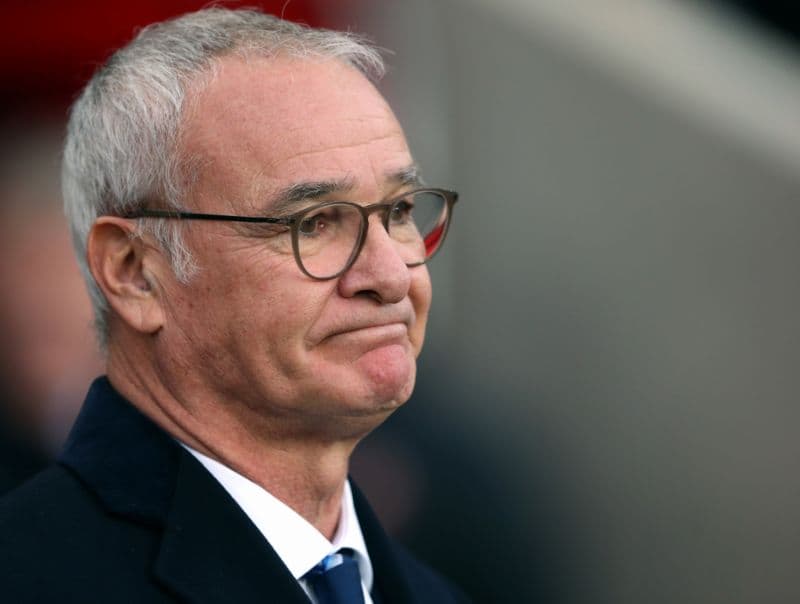 Italský trenér Claudio Ranieri.