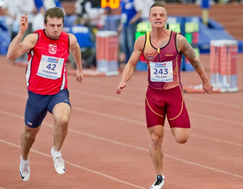 Sprinter Jan Veleba. 