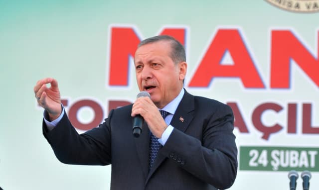 Turecký prezident Recep Tayyip Erdoğan.