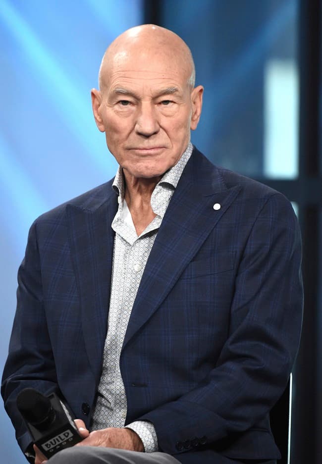 Herec Patrick Stewart.