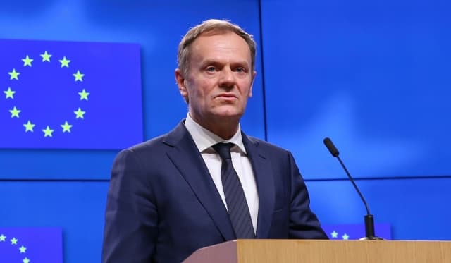 Předseda Evropské rady Donald Tusk.