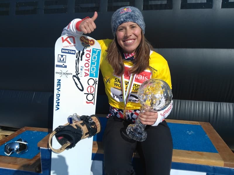 Česká snowboardcrossařka Eva Samková.