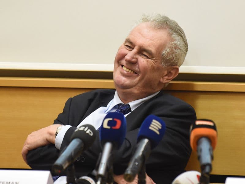 Prezident Miloš Zeman.