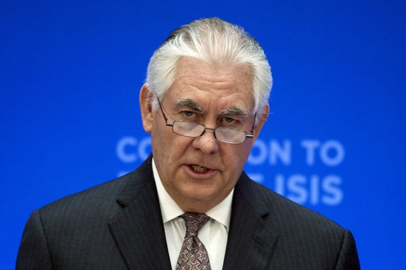 Americký ministr zahraničí Rex Tillerson.