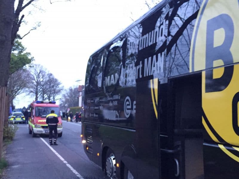 Autobus Borussie Dortmund. 