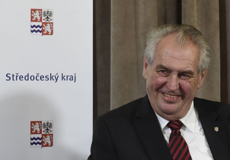 Prezident Miloš Zeman. 