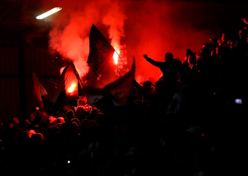 Fanoušci Manchesteru United.