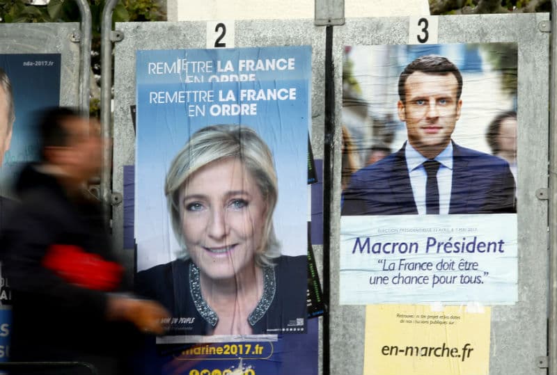 Marine Le Pen a Emmanuel Macron.