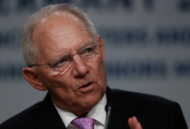 Německý ministr financí Wolfgang Schäuble.