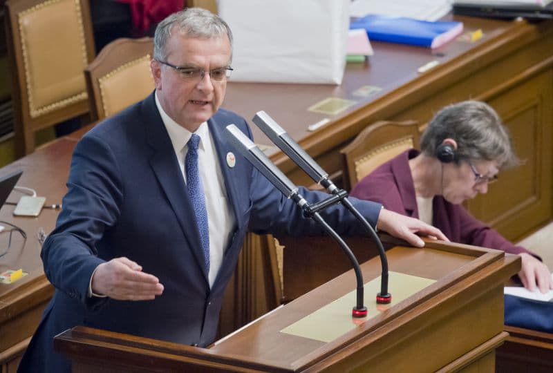 Předseda TOP 09 Miroslav Kalousek.