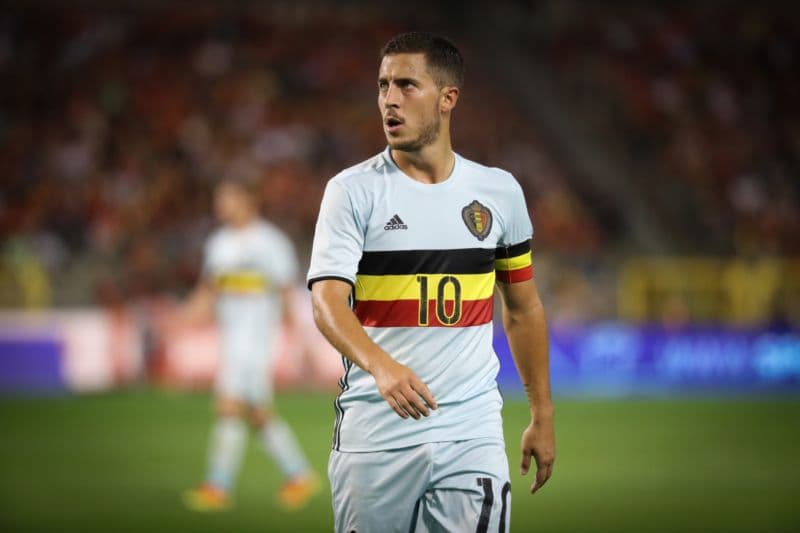 Jeden z nejlepších belgických fotbalistů Eden Hazard.