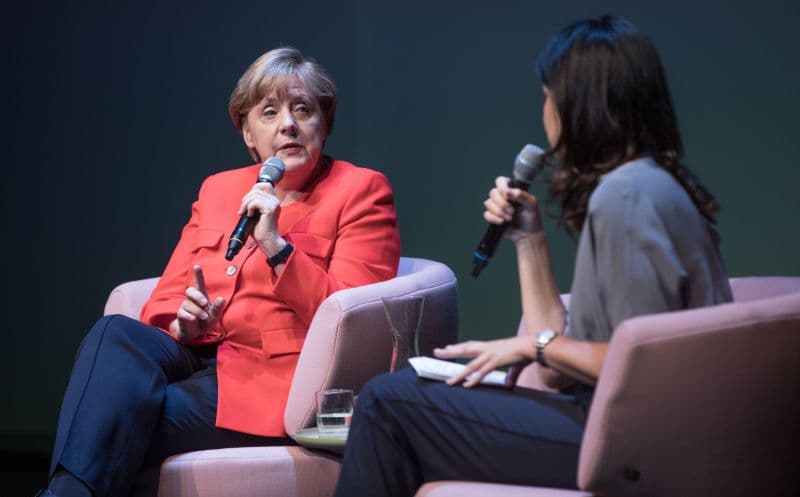 Německá kancléřka Angela Merkelová v rozhovoru pro časopis Brigitte.