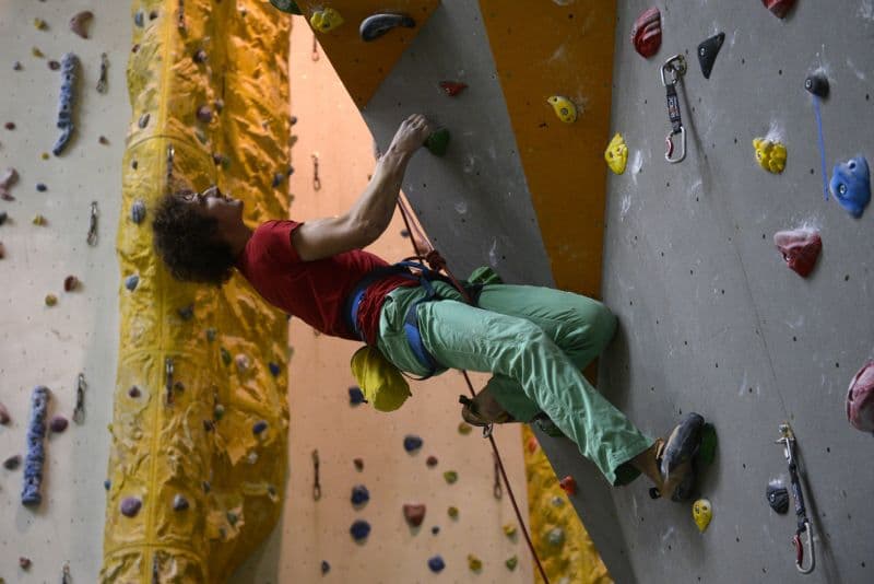 Český lezec Adam Ondra je vicemistrem Evropy.