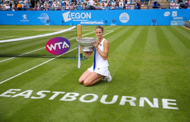 Karolína Plíšková uspěla v Eastbourne a těší se na Wmbledon.