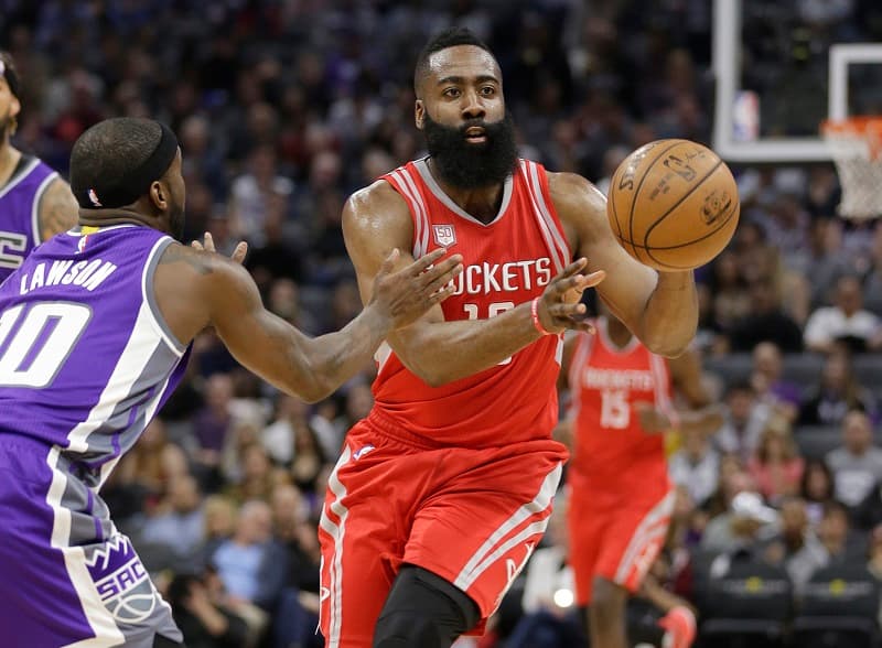 Americký basketbalista James Harden.