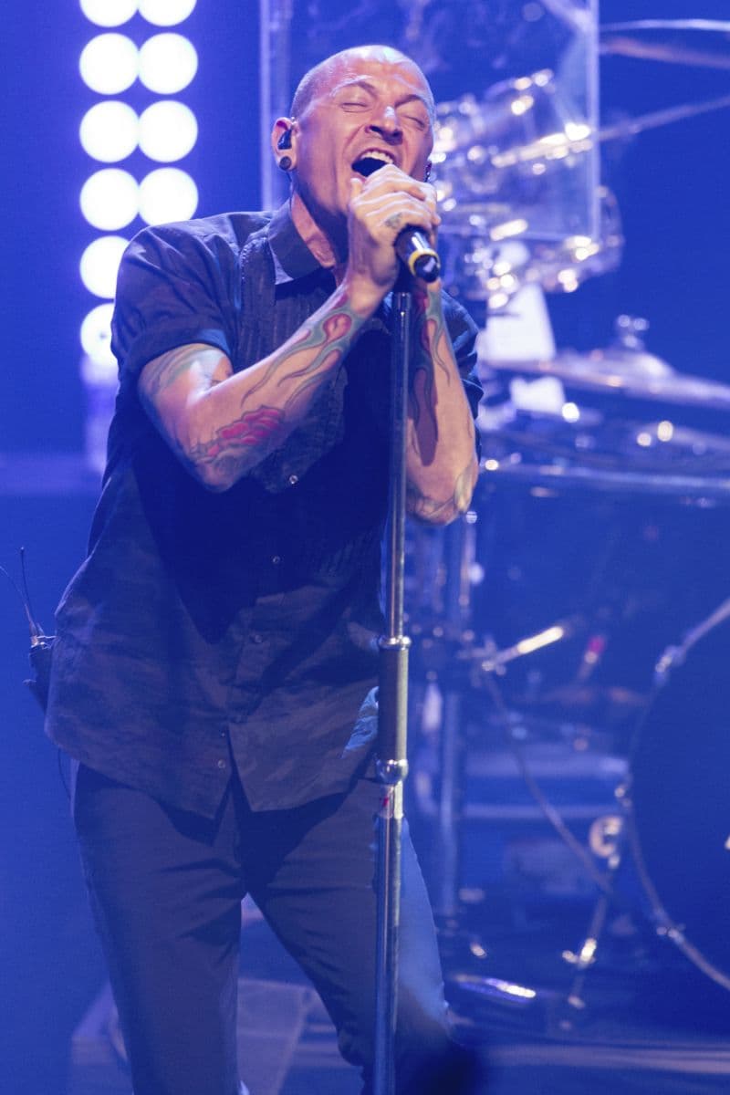 Frontman skupiny Linkin Park Chester Bennington.