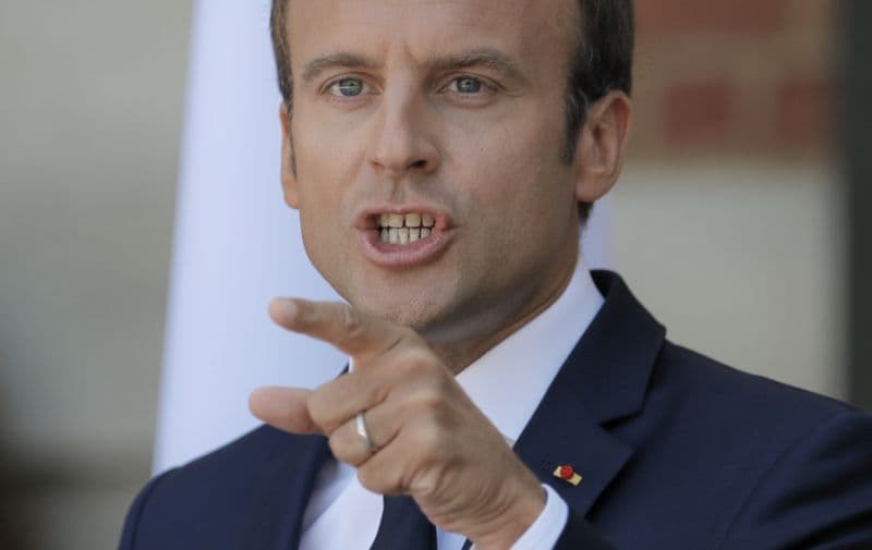 Francouzský prezident Emmanuel Macron.