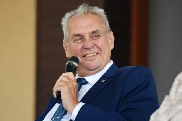 Prezident Miloš Zeman.