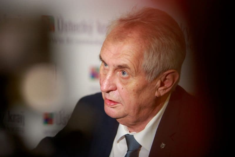 Prezident Miloš Zeman.