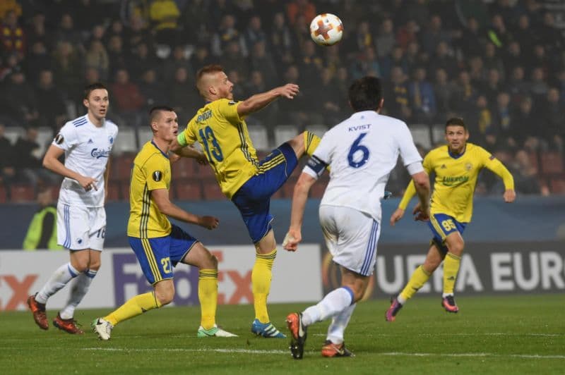 Zlín doma remizoval s mužstvem FC Kodaň 1:1.