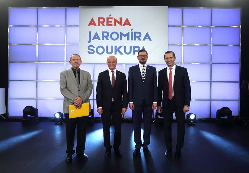 Kompletní obsazení Arény Jaromíra Soukupa z 2. ledna 2017.