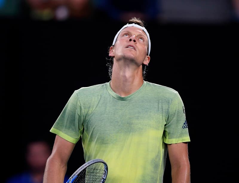 Tenista Tomáš Berdych na Australian Open. 