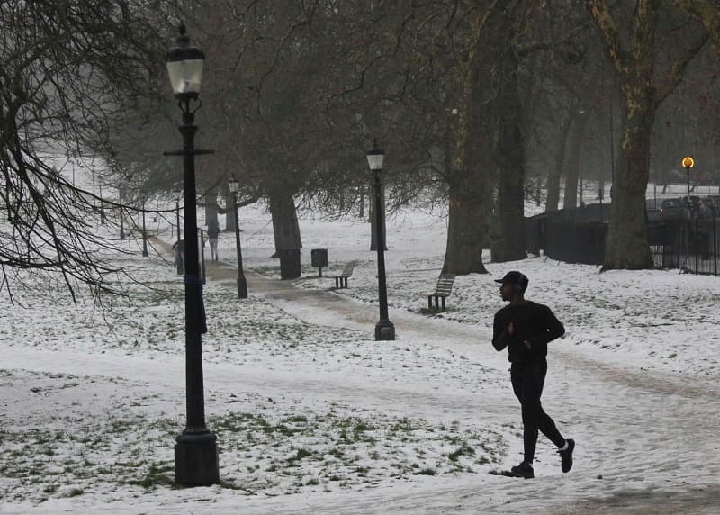 Park Primrose Hill v Londýně.