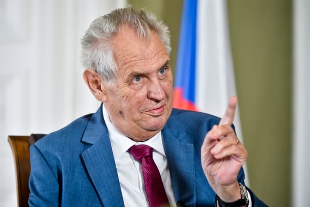 Prezident Miloš Zeman.