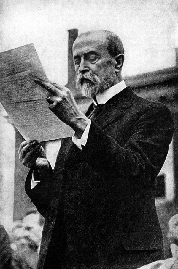 Tomáš Garrigue Masaryk.