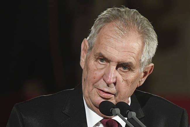 Prezident republiky Miloš Zeman.